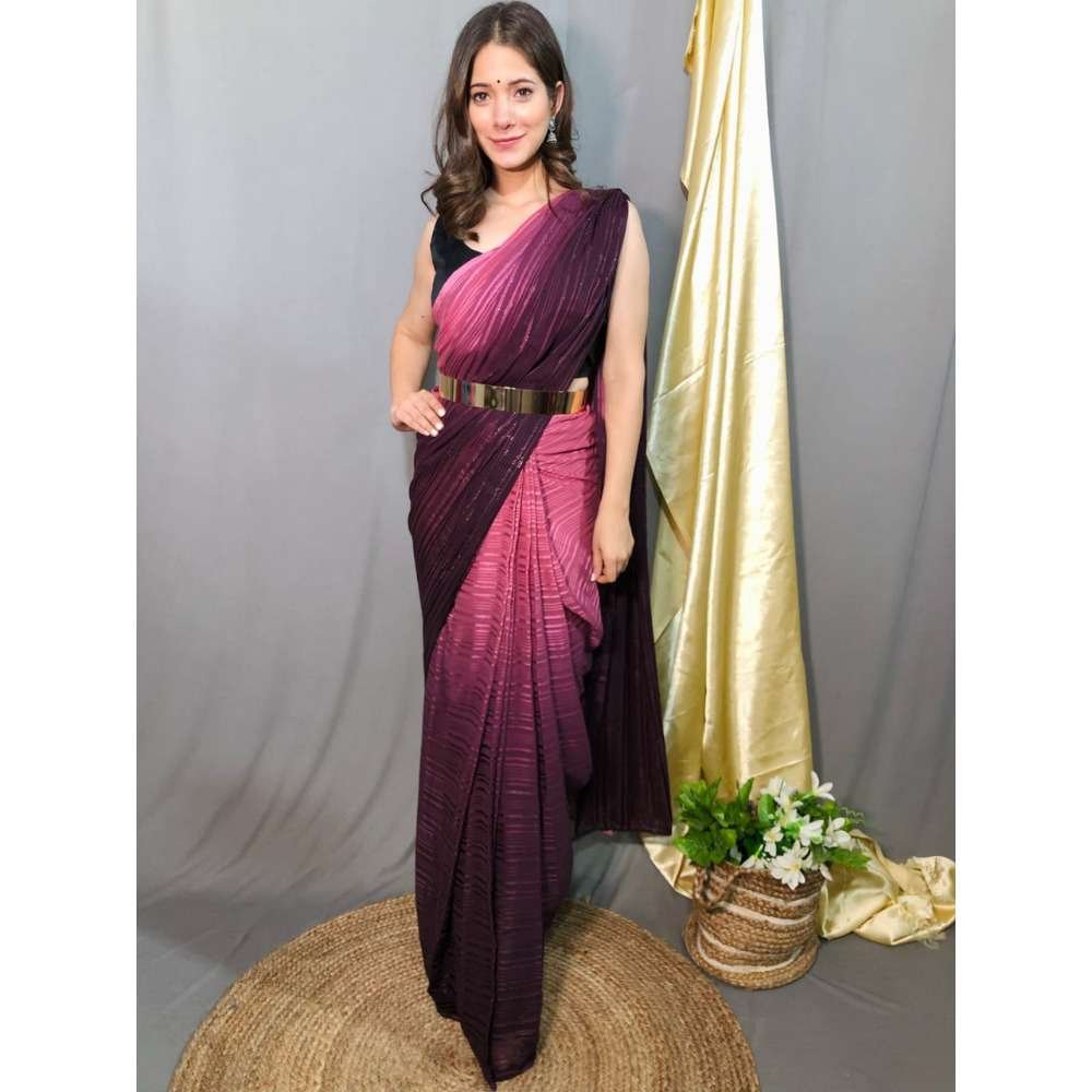 wine saree