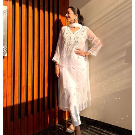 Mirror work sets - White