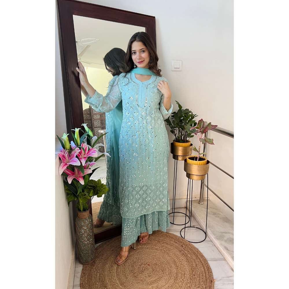 IMG-20230131-WA0033.jpg Ombre mirror set - Turquoise - Image 1