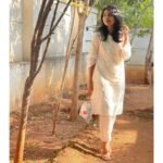 Schiffli chikankari co-ords - White - Image 3