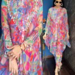 Chiffon Indo dhoti Set