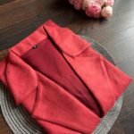 Premium Suede Coat-Red