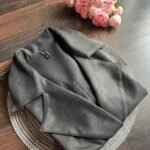 Premium Suede Coat-Black