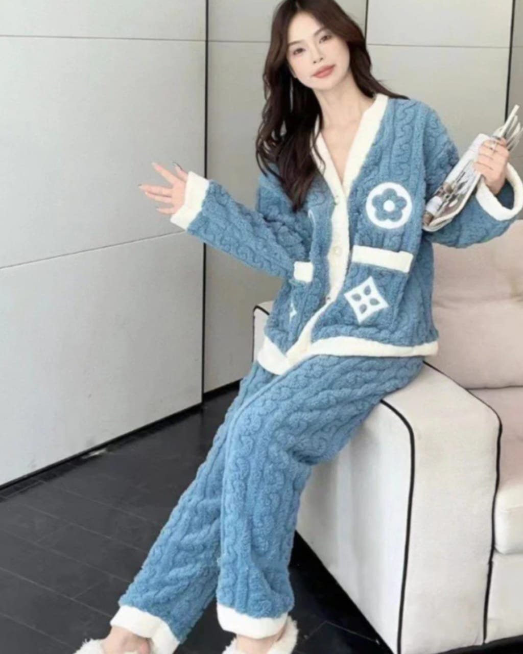 WhatsApp-Image-2024-11-29-at-12.16.43.jpeg Premium Fleece Pjs-Powder Blue - Image 1