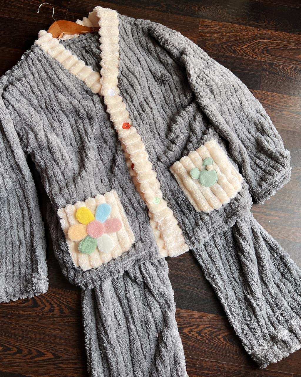 WhatsApp-Image-2024-11-29-at-12.48.19-2.jpeg Cute Fur Patch Pjs-Grey - Image 1