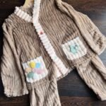 Cute Fur Patch Pjs-Brown