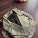 Premium Suede Coat-Khaki Green