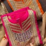 Pure Dola Silk Handwork - Hot Pink