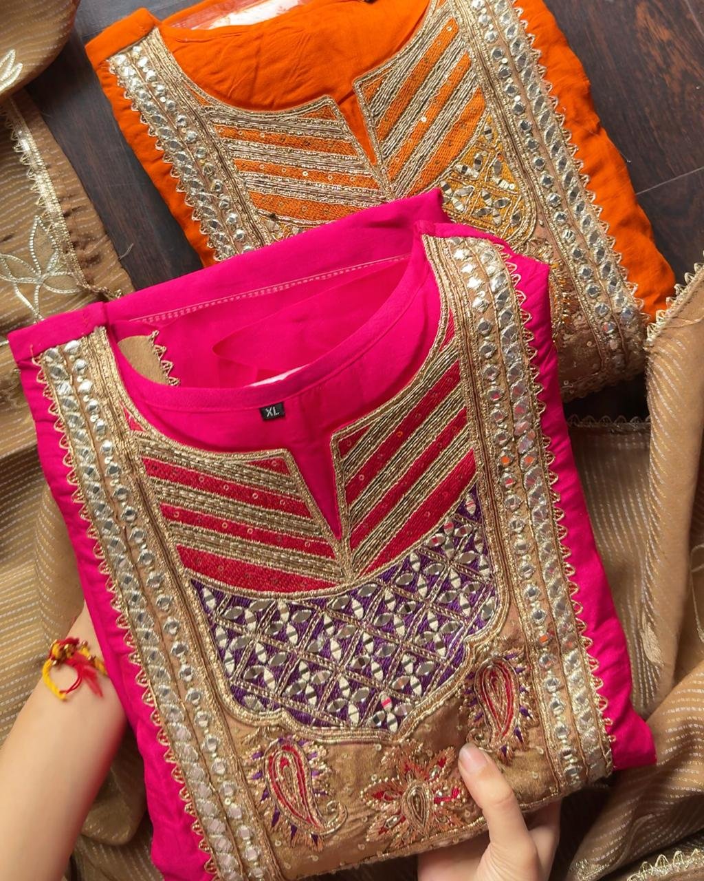 WhatsApp-Image-2025-03-12-at-19.06.53-1-1.jpeg Pure Dola Silk Handwork - Hot Pink - Image 1