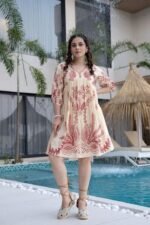Cotton Embroidered Midi - Image 2