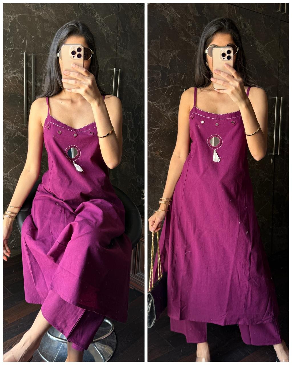 WhatsApp-Image-2025-04-02-at-16.51.11.jpeg Premium Cotton Flex Coord -Wine - Image 1