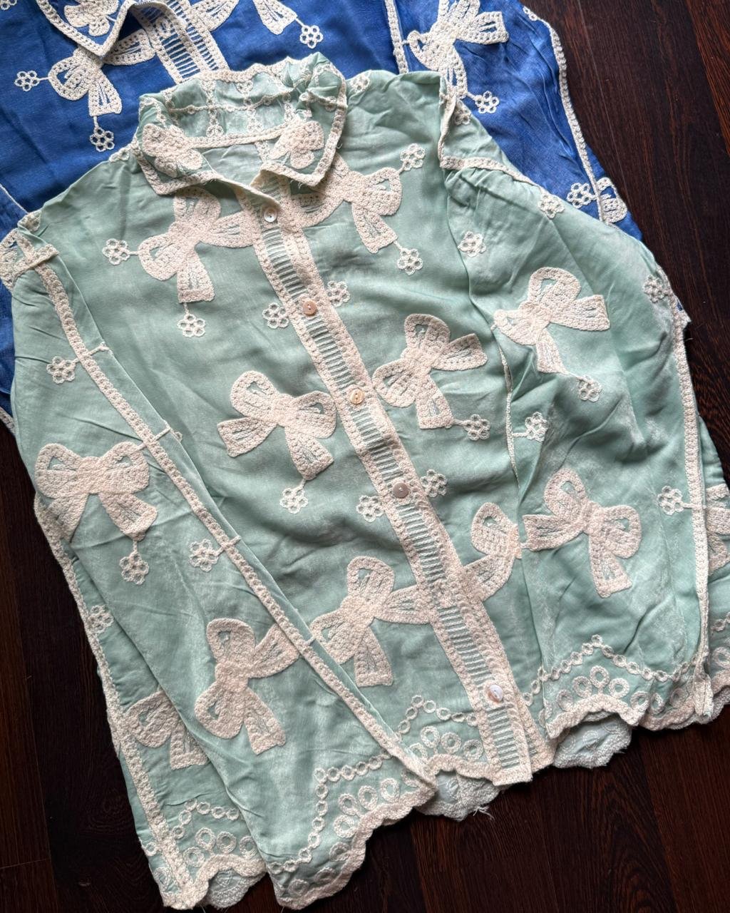 WhatsApp-Image-2025-05-09-at-13.09.57-17.jpeg Korean bow shirts -Aqua - Image 1