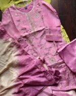 Tissue Silk Embroidered Fit - Lavender - Image 2