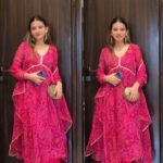 Premium Chiffon Alia Cut Bandhej Suit