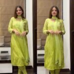Chikankari Cotton Tye And Dye Suit-GREEN