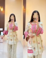 Premium Tissue Silk Gotta Coord With Potli - Image 3