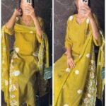 Premium Chanderi Silk Aari Suit