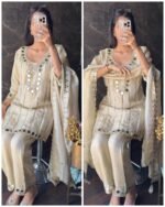 Original Mirror Premium Shimmer Tissue Suit - Ivory