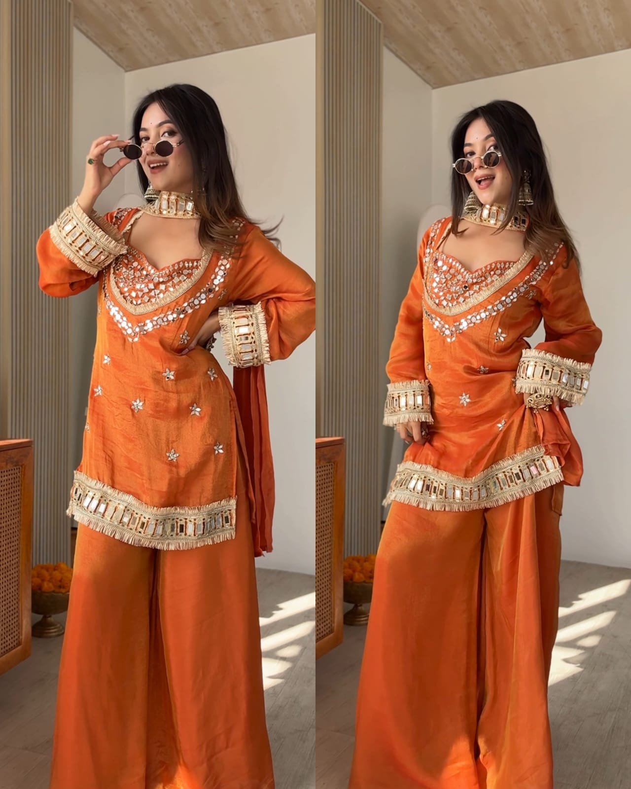 WhatsApp-Image-2026-01-27-at-16.57.29.jpeg Premium Tissue 4-Piece Bustier Set –Rust Orange - Image 1