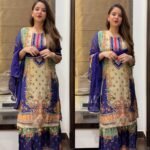 Crepe Ivory Sharara Set