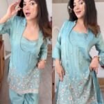 Premium Bustier Tissue Coord set -Powder blue