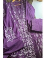 Pure Cotton Straight Fit -Dark Purple - Image 2