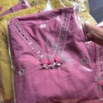 Pure Cotton Pocket Embroidered Fit - Mauve