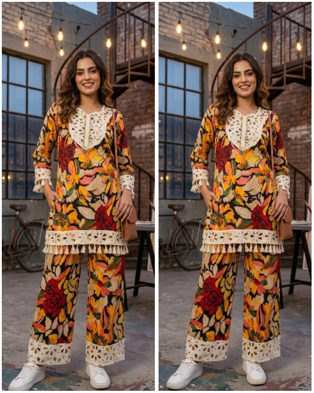 WhatsApp-Image-2026-05-20-at-7.49.53-PM.jpeg Pure Cotton Coord Set - Colourful - Image 1