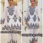Premium FARSHI laser Cut Kora Cotton Coord