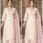 Premium Cotton Sciffli Suit