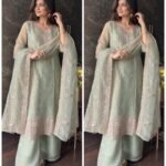 Premium Crush Tissue Embroidered Fit - Pastel light Green