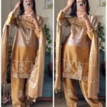 Champagne Royale – Premium Tissue farshi Suit Set