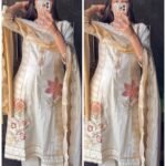 Pearl Blossom – Premium Tissue A-Line Suit