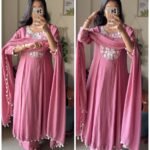 Gul-e-Noor – Rose Pink Chanderi Anarkali Set