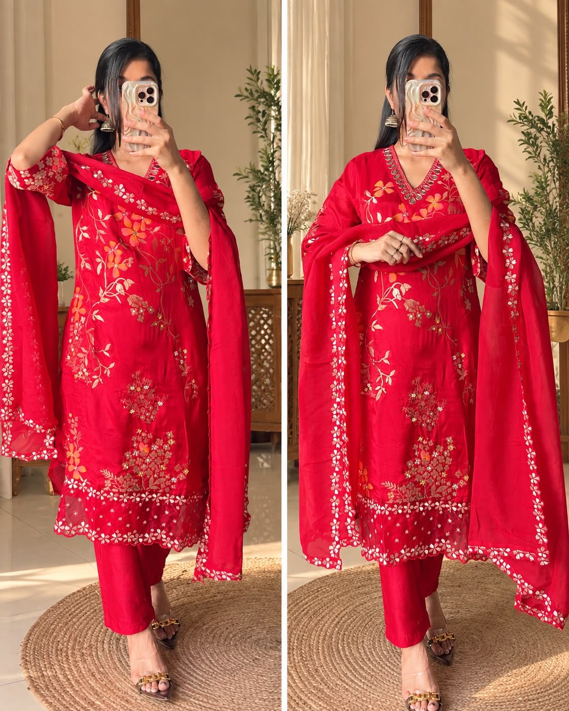 WhatsApp Image 2026-10-05 at 18.54.50 CHAAND RANI – Premium Silk Festive Suit Set - Image 1