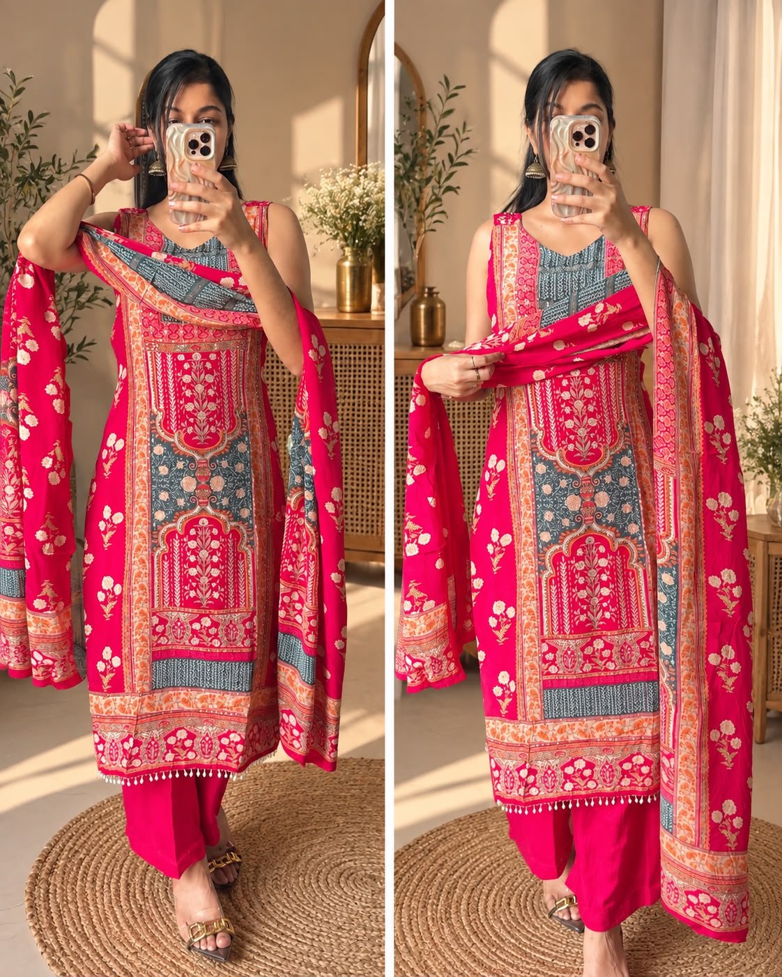 WhatsApp Image 2026-10-05 at 18.59.22 GULBAHAR – Premium Karachi Print Crepe Suit Set - Image 1