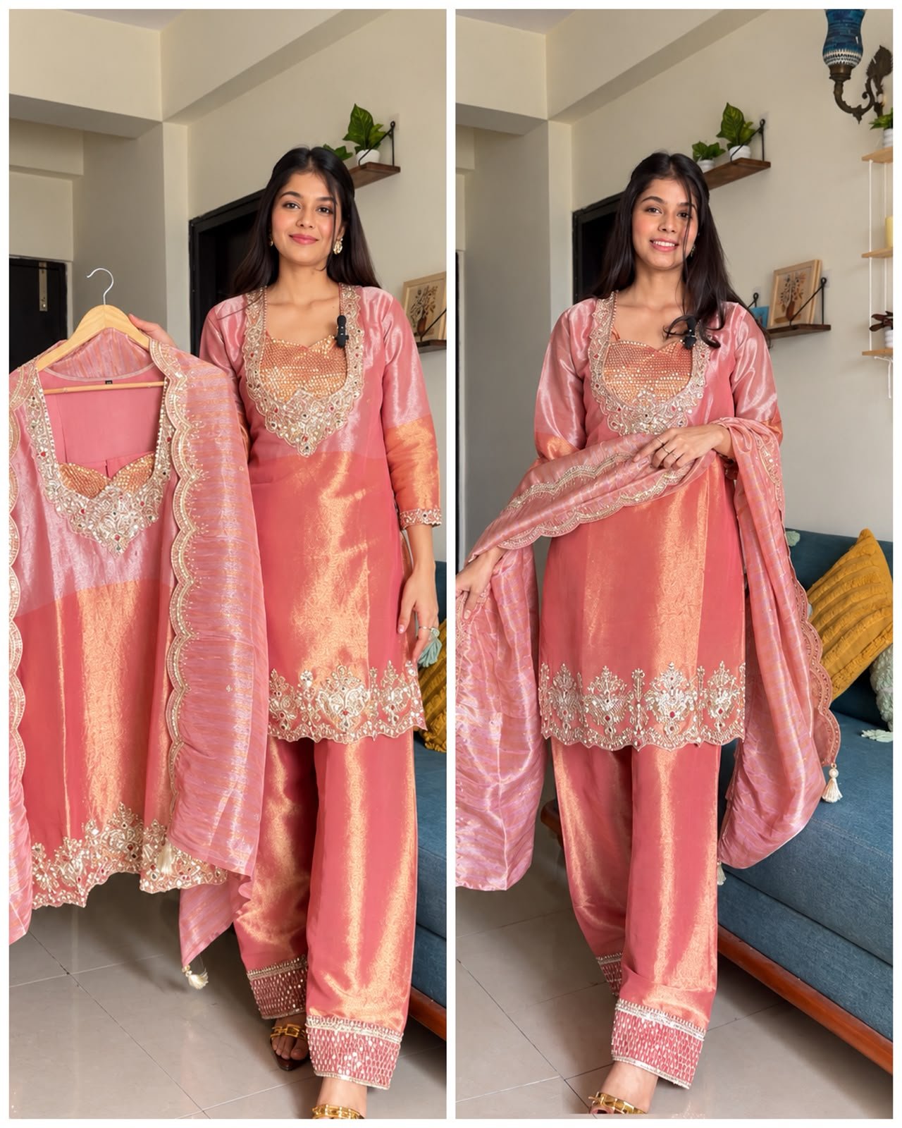 WhatsApp Image 2026-10-08 at 18.19.56 Gulabi Noor – Premium Dual-Tone Tissue Farshi Set - Image 1