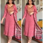 Gulabi Mehr – Premium Crepe Embroidered Three-Piece Suit Set