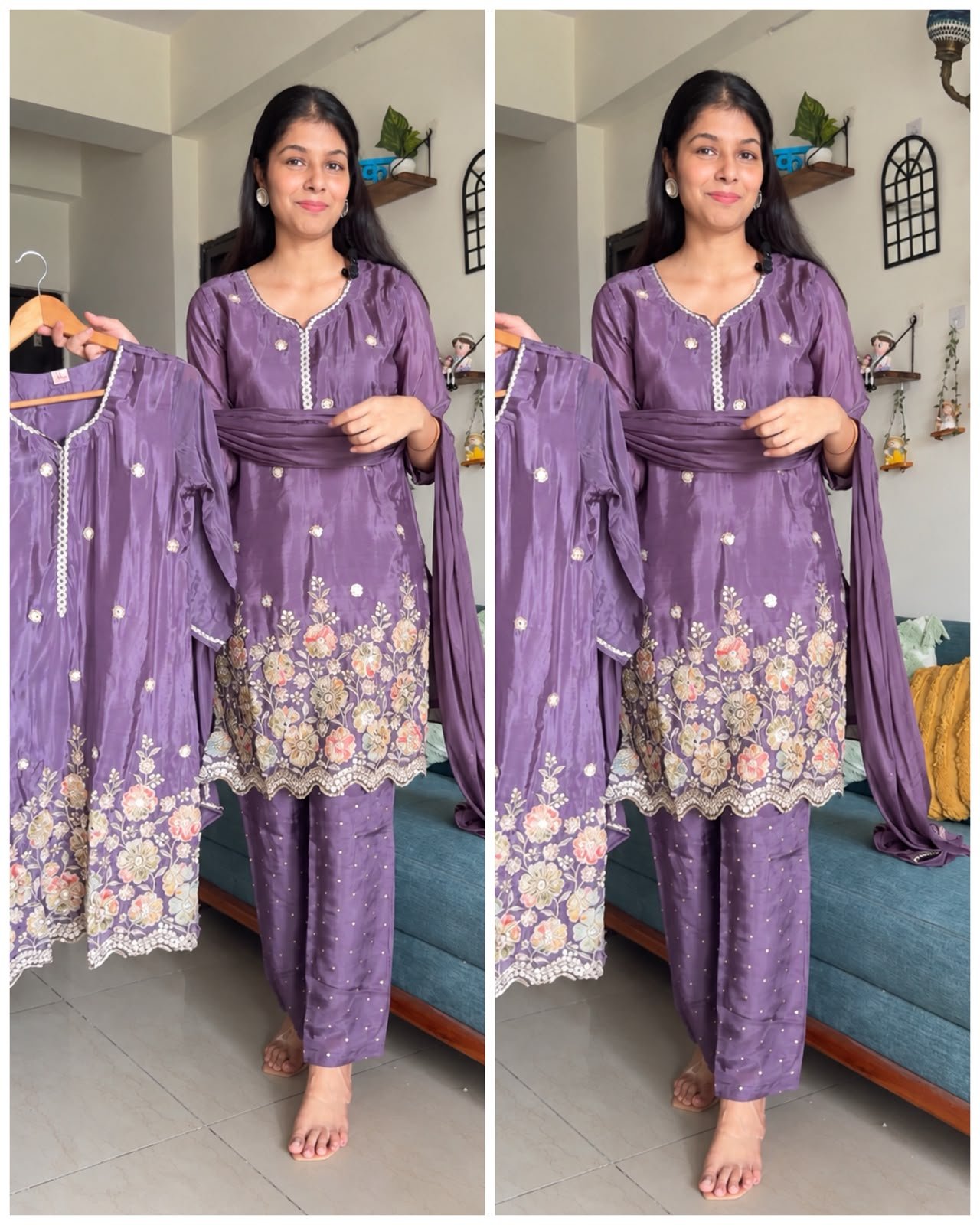 WhatsApp Image 2026-10-11 at 19.01.36 Mauve Muse – Premium Crepe Hand-Embroidered Suit Set - Image 1