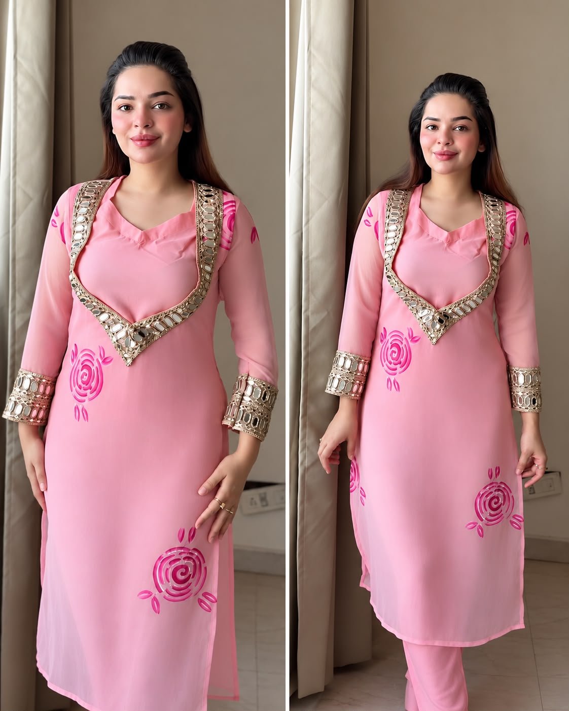WhatsApp Image 2026-10-20 at 13.02.47 The Gulabo Hand-Painted Bustier Set - Image 1