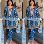 Indigo Polka Mirror Suit Set 💙