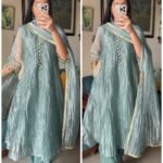Aqua Nazakat A-Line Suit