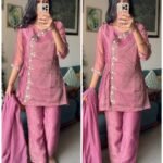 Gulnoor Pink Crush Suit